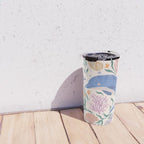 Playful Dolphin and Coral Reef Travel Mug Gallery Image 4
