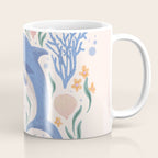 Playful Dolphin and Coral Reef Coffee Mug Gallery Image 1