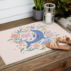 Playful Dolphin and Coral Reef Outdoor Rug Gallery Image 2