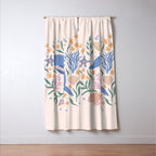 Playful Dolphin and Coral Reef Window Curtain Gallery Image 3