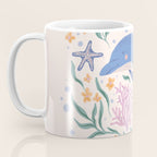 Playful Dolphin and Coral Reef Coffee Mug Gallery Image 3