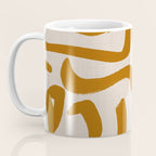 Retro Terra Scribbles - Abstract Mid Century Brush Coffee Mug Gallery Image 3