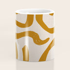 Retro Terra Scribbles - Abstract Mid Century Brush Coffee Mug Gallery Image 4
