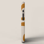 Retro Terra Scribbles - Abstract Mid Century Brush iPhone Case Gallery Image 2