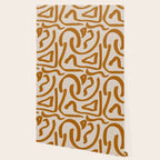 Retro Terra Scribbles - Abstract Mid Century Brush Wallpaper Gallery Image 2