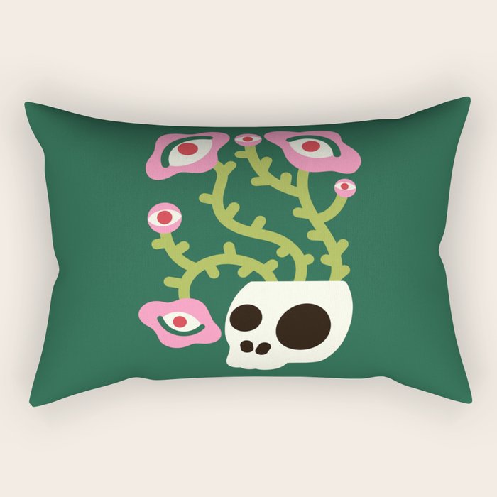 Spooky Flower Ideas Rectangular Pillow Gallery Image 1