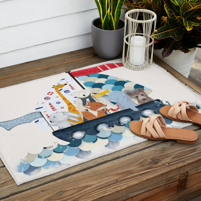 little sailers Outdoor Rug Gallery Image 2