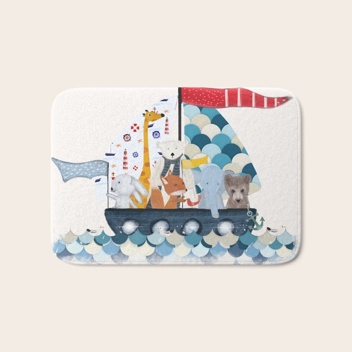 little sailers Bath Mat Gallery Image 1