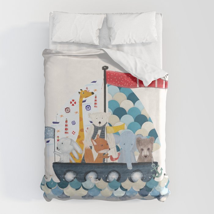 little sailers Duvet Cover Gallery Image 6
