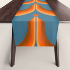 Abstraction_SUN_RISING_RETRO_SPACE_POP_ART_0906S Table Runner Gallery Image 1