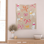 Dalmatians in Bows Wall Tapestry Gallery Image 2