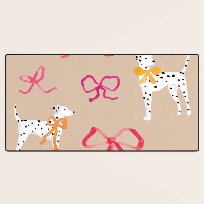 Dalmatians in Bows Desk Mat Gallery Image 3