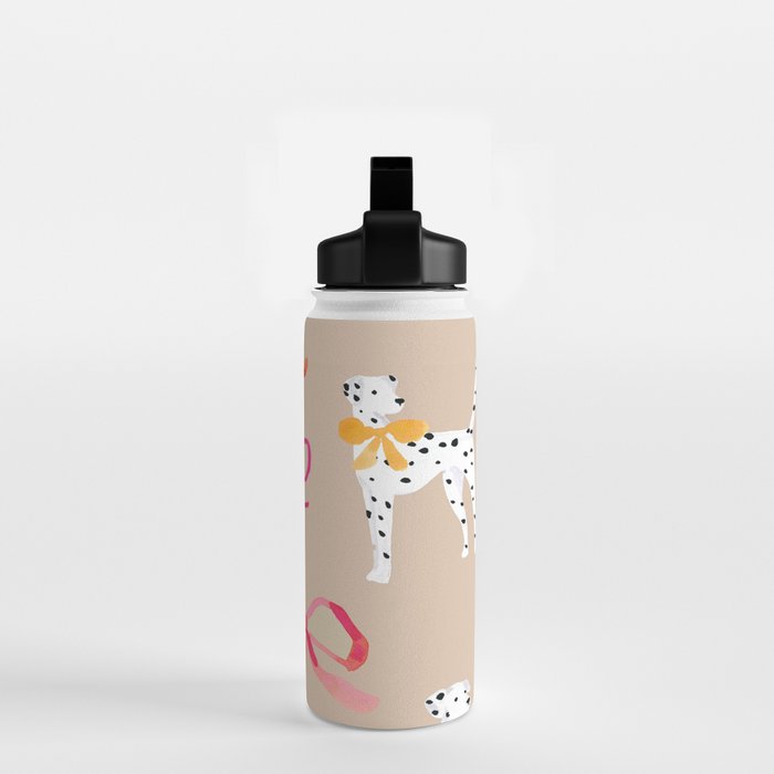 Dalmatians in Bows Water Bottle Gallery Image 2