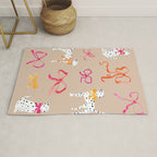 Dalmatians in Bows Rug Gallery Image 1