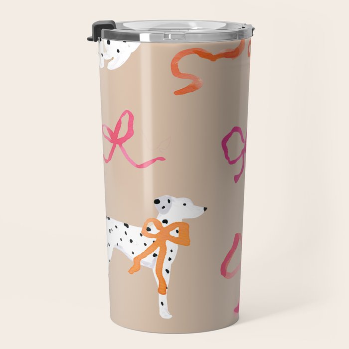 Dalmatians in Bows Travel Mug Gallery Image 3