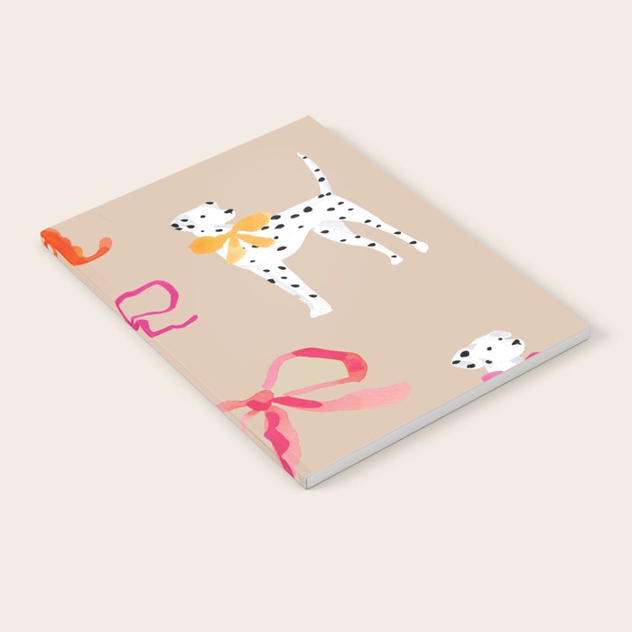 Dalmatians in Bows Notebook Gallery Image 1