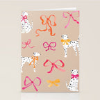 Dalmatians in Bows Stationery Card Gallery Image 2