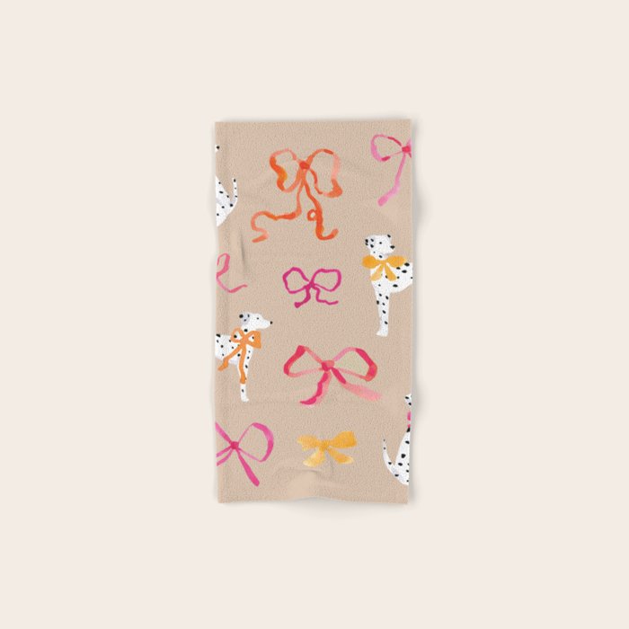 Dalmatians in Bows Bath Towel Gallery Image 1