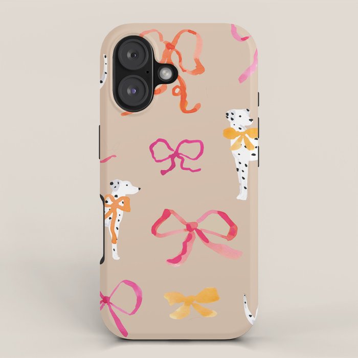 Dalmatians in Bows iPhone Case Gallery Image 1