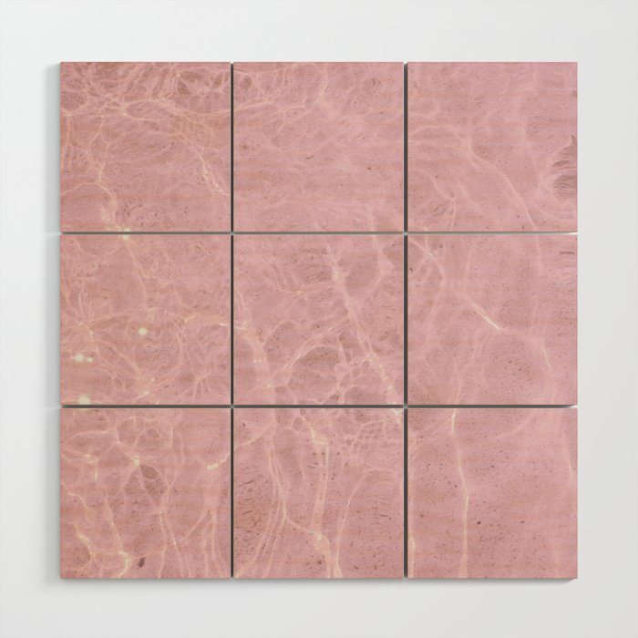 Pink Water Wood Wall Art Gallery Image 1