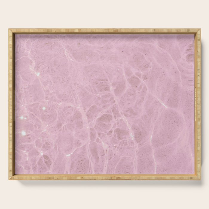 Pink Water Serving Tray Gallery Image 1