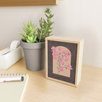 Magnolia Branch and Vintage Pattern Mini Art Print Gallery Image 2