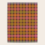Gingham Plaid Eclectic Check Pattern on Brown Poster Gallery Image 4