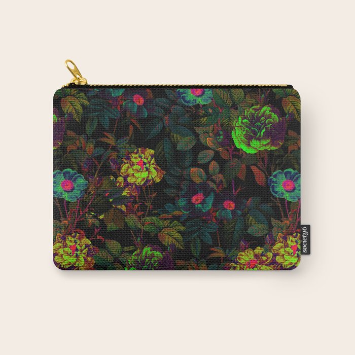 Floral Neon Garden Carry All Pouch Gallery Image 1