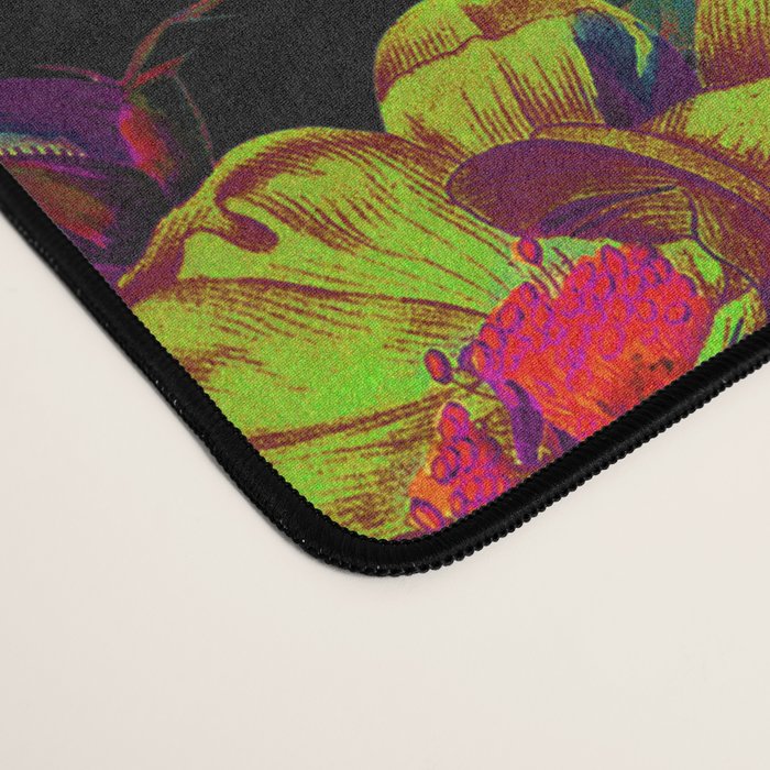 Floral Neon Garden Desk Mat Gallery Image 4
