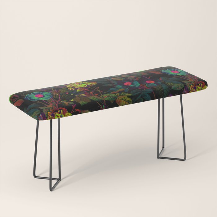 Floral Neon Garden Bench Gallery Image 1