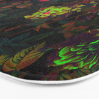 Floral Neon Garden Bath Mat Gallery Image 3