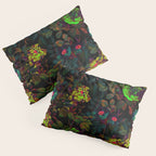 Floral Neon Garden Pillow Sham Gallery Image 3