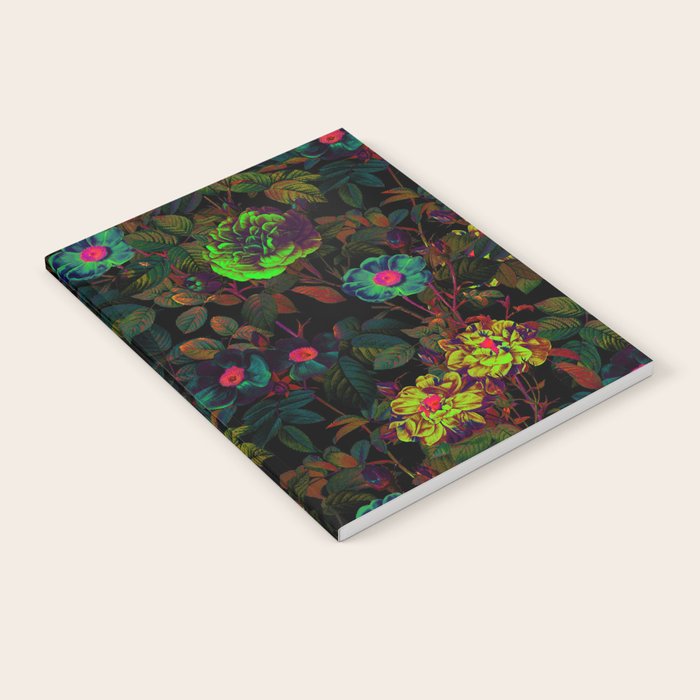 Floral Neon Garden Notebook Gallery Image 1