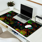 Floral Neon Garden Desk Mat Gallery Image 2