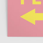 To The Dance Floor Left Arrow (Pink Yellow) Poster Gallery Image 3