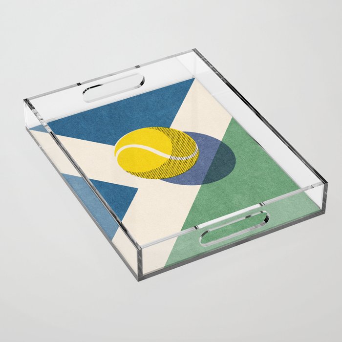 BALLS - Tennis - Hard Court - II Acrylic Tray Gallery Image 1