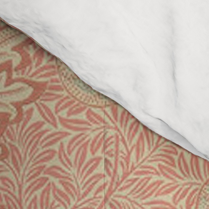 William Morris Apple Red Rust Gold Pattern Comforter Gallery Image 4