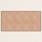 William Morris Apple Red Rust Gold Pattern Desk Mat Gallery Image 3