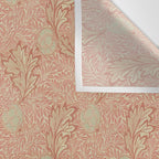 William Morris Apple Red Rust Gold Pattern Wall Tapestry Gallery Image 3