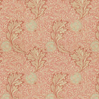 William Morris Apple Red Rust Gold Pattern Coffee Mug Gallery Image 2