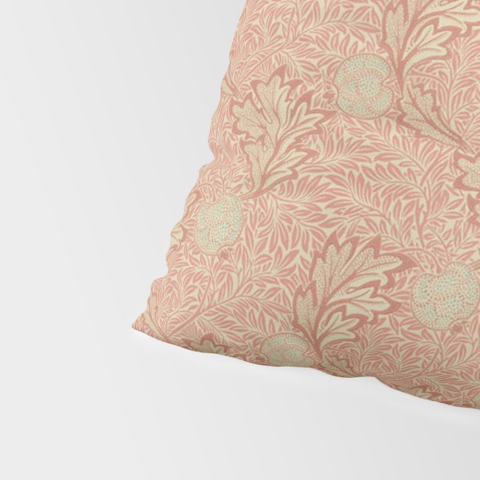 William Morris Apple Red Rust Gold Pattern Pillow Sham Gallery Image 4