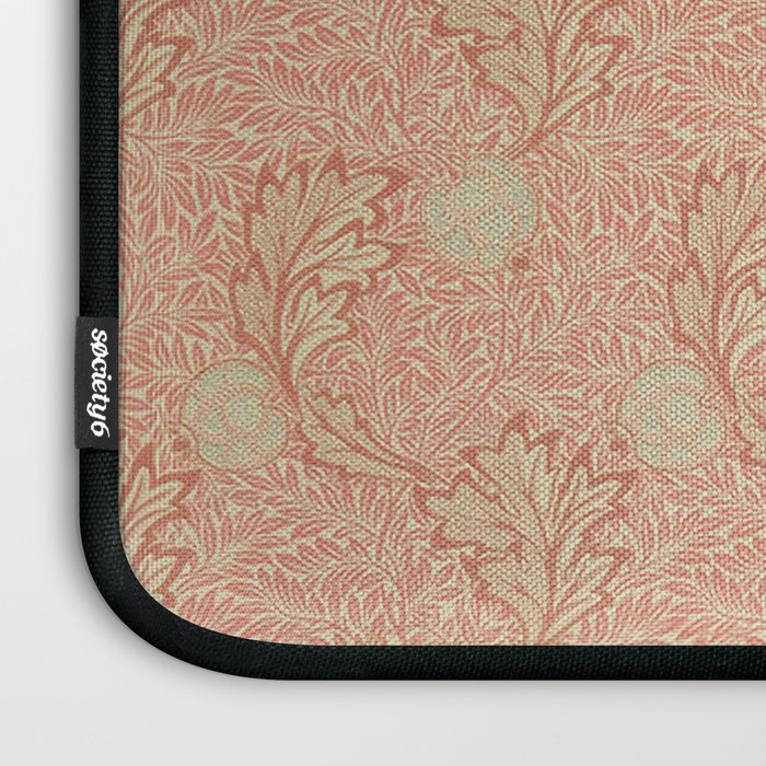 William Morris Apple Red Rust Gold Pattern Laptop Sleeve Gallery Image 3