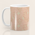 William Morris Apple Red Rust Gold Pattern Coffee Mug Gallery Image 3