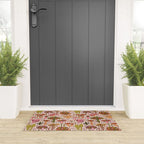Vintage Mushroom Print Welcome Mat Gallery Image 3