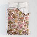 Vintage Mushroom Print Comforter Gallery Image 6