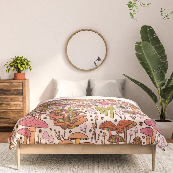 Vintage Mushroom Print Comforter Gallery Image 3