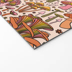 Vintage Mushroom Print Welcome Mat Gallery Image 2