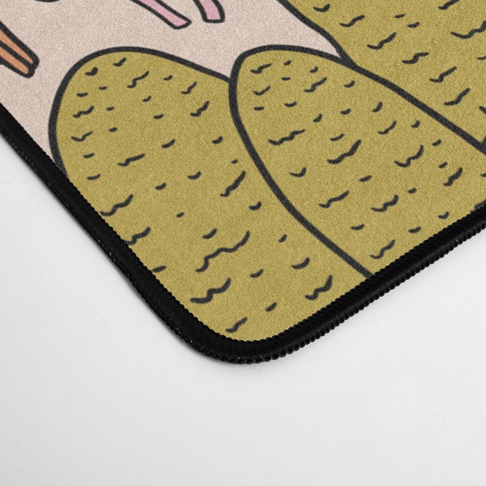 Vintage Mushroom Print Desk Mat Gallery Image 4