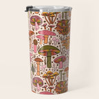 Vintage Mushroom Print Travel Mug Gallery Image 3