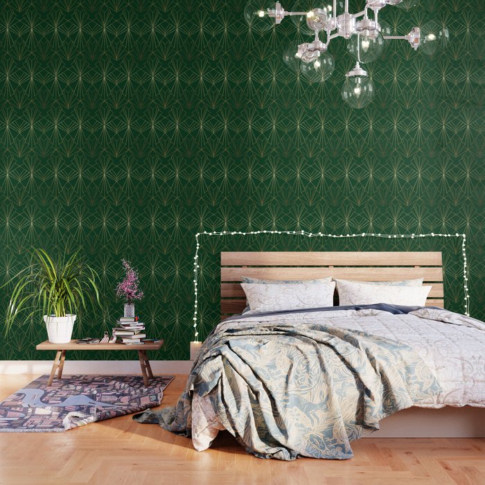 Art Deco in Emerald Green Wallpaper Gallery Image 3
